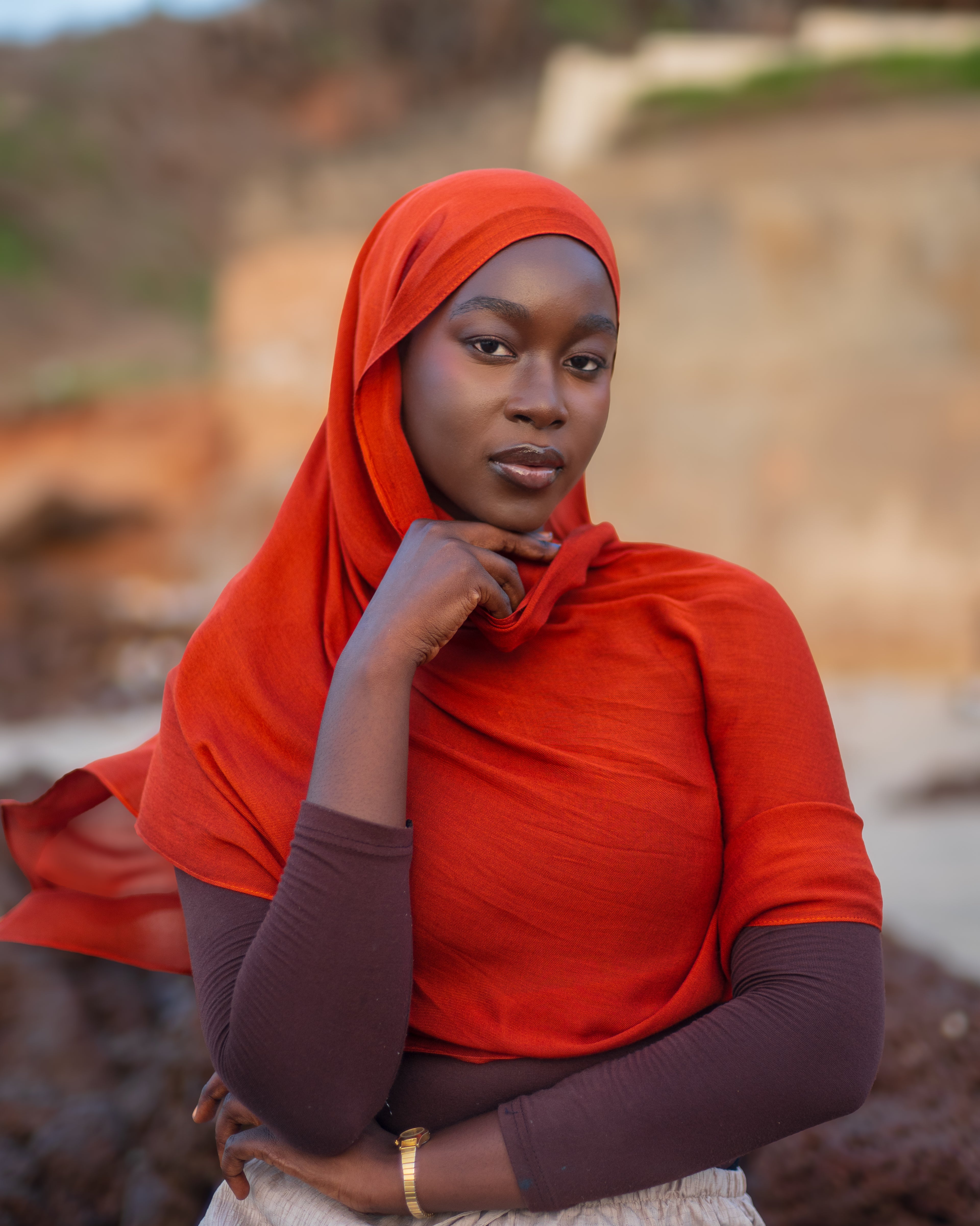 Terracotta -Premium Modal Hijab