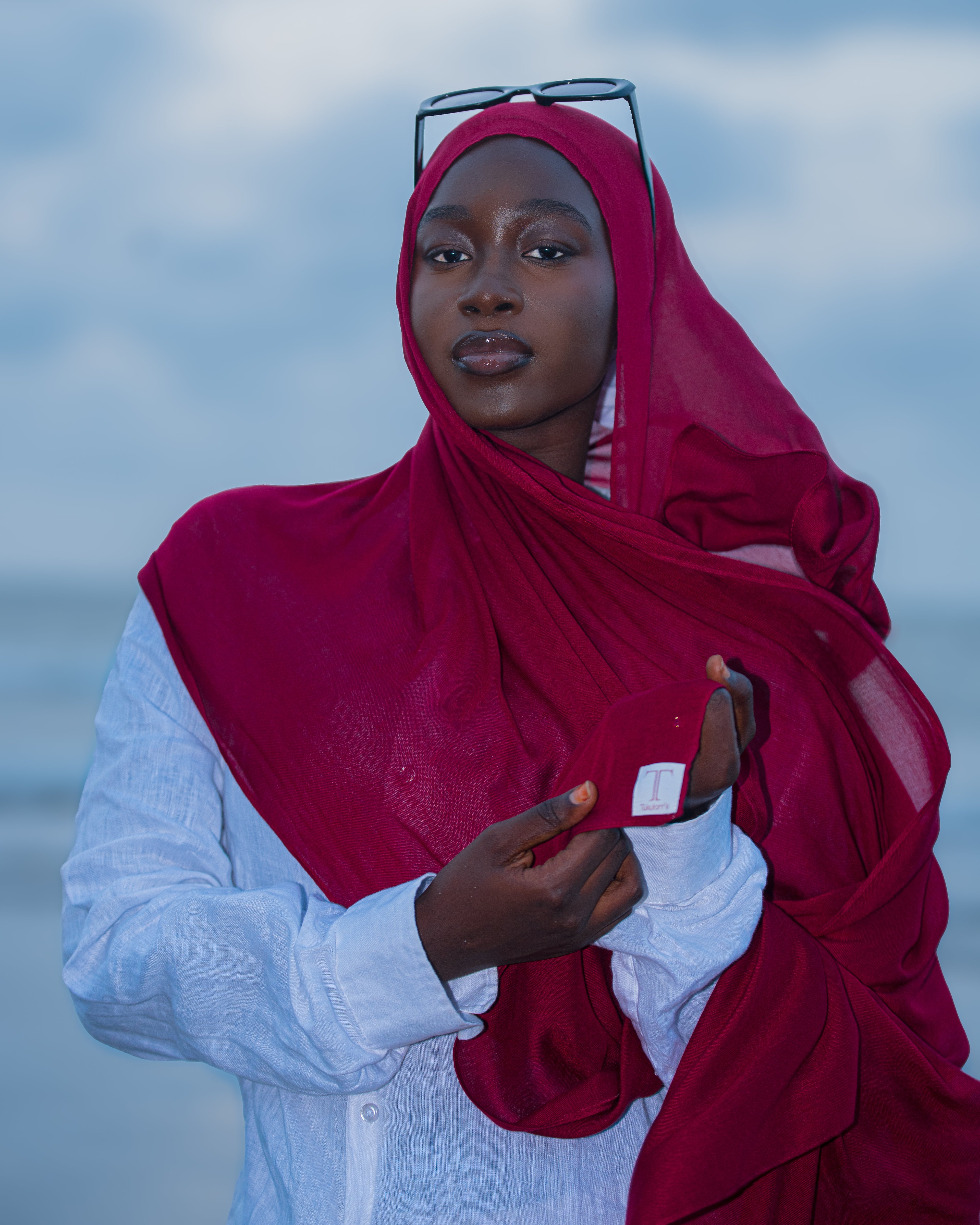 Brugundy- Premium Modal Hijab