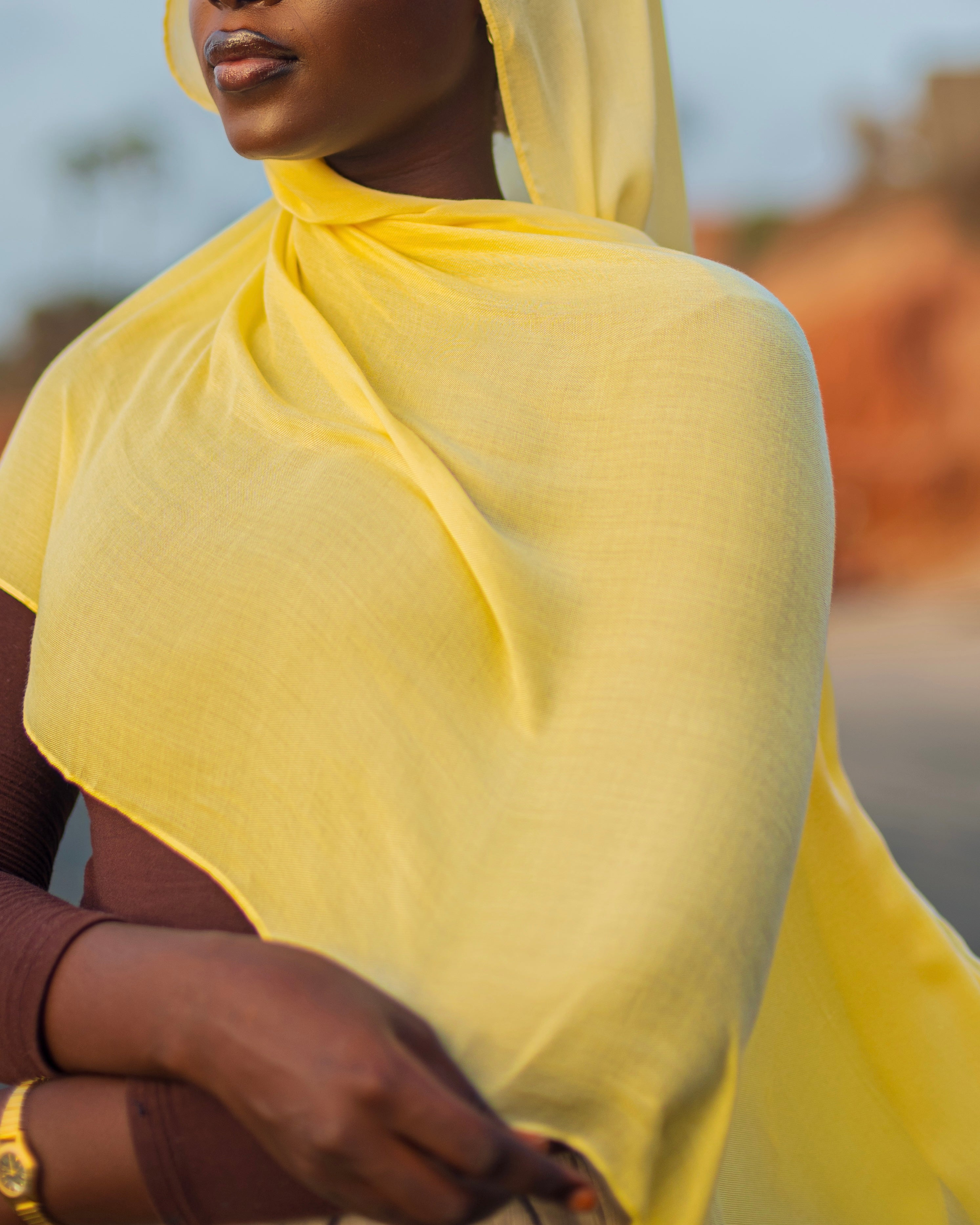 Butter Yellow- Premium Modal Hijab
