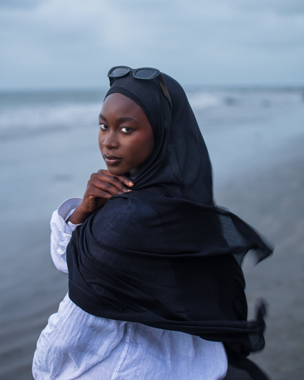 Midnight -Premium Modal Hijab